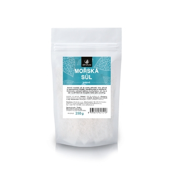 ALLNATURE Morská soľ jemná 250 g