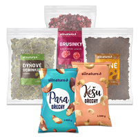 ALLNATURE Orechy, semienka a sušené plody