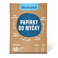 ALLNATURE Papieriky do umývačky 16 kusov