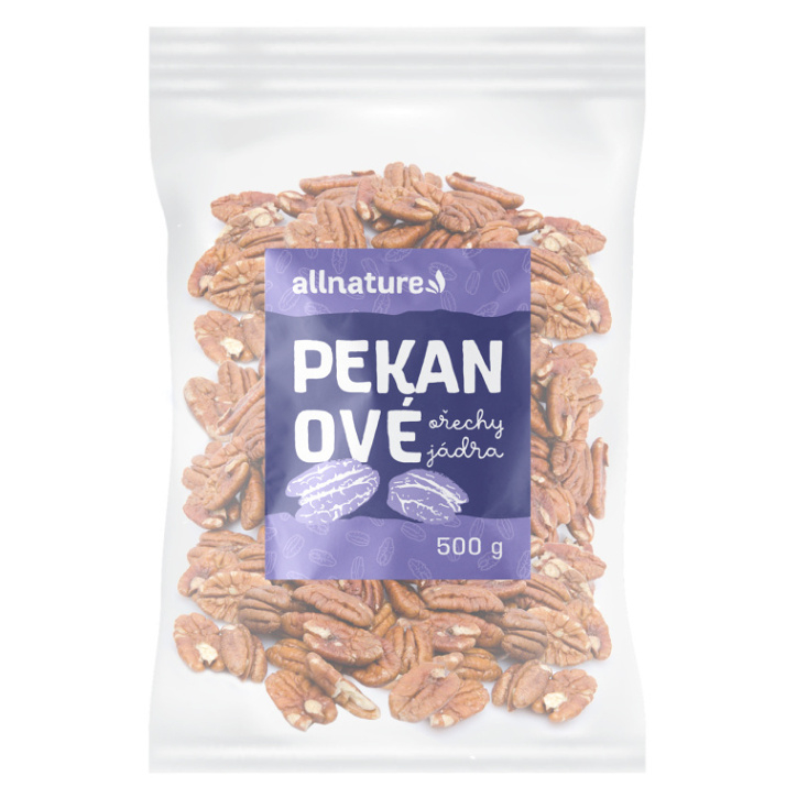 Allnature Pekanové orechy orechy natural 500 g kúpite na Mojalekaren.sk