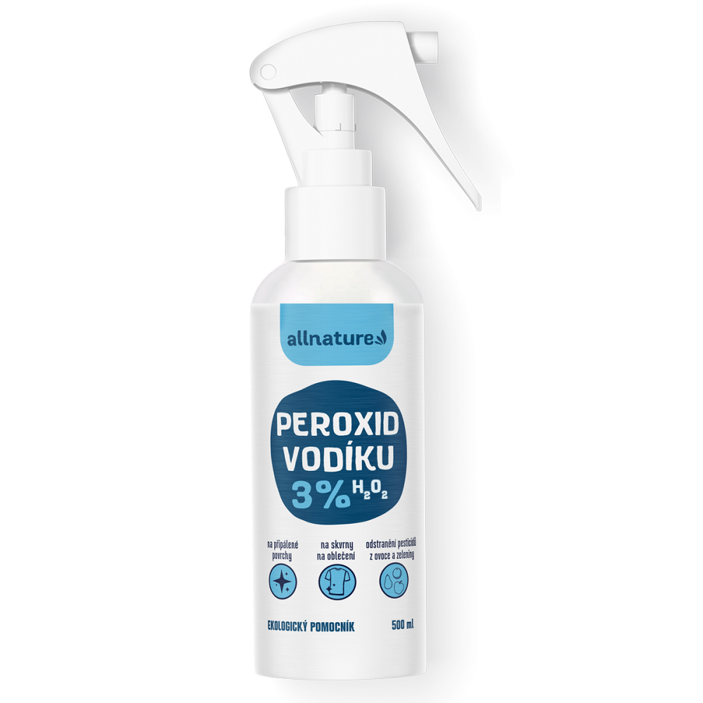 ALLNATURE Peroxid vodíka sprej 3% 500 ml kúpite na Mojalekaren.sk