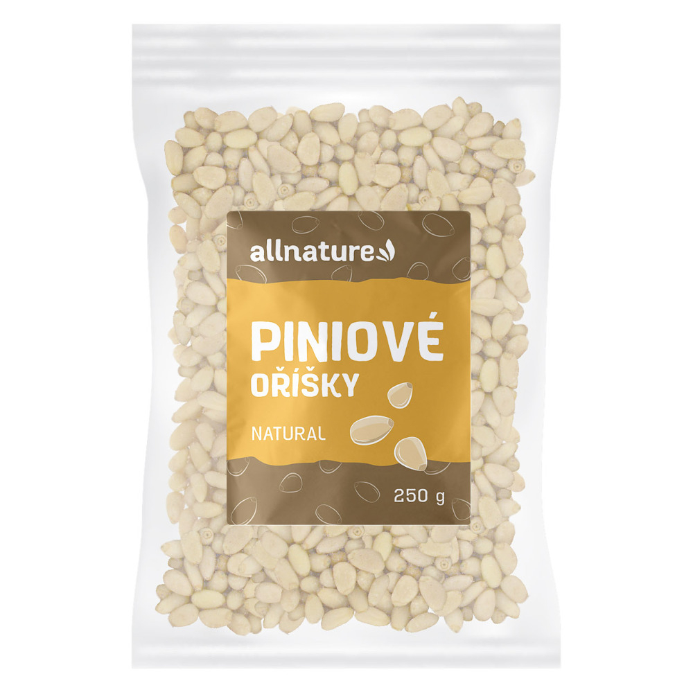 Allnature Píniové oriešky semienka natural 250 g kúpite na Mojalekaren.sk