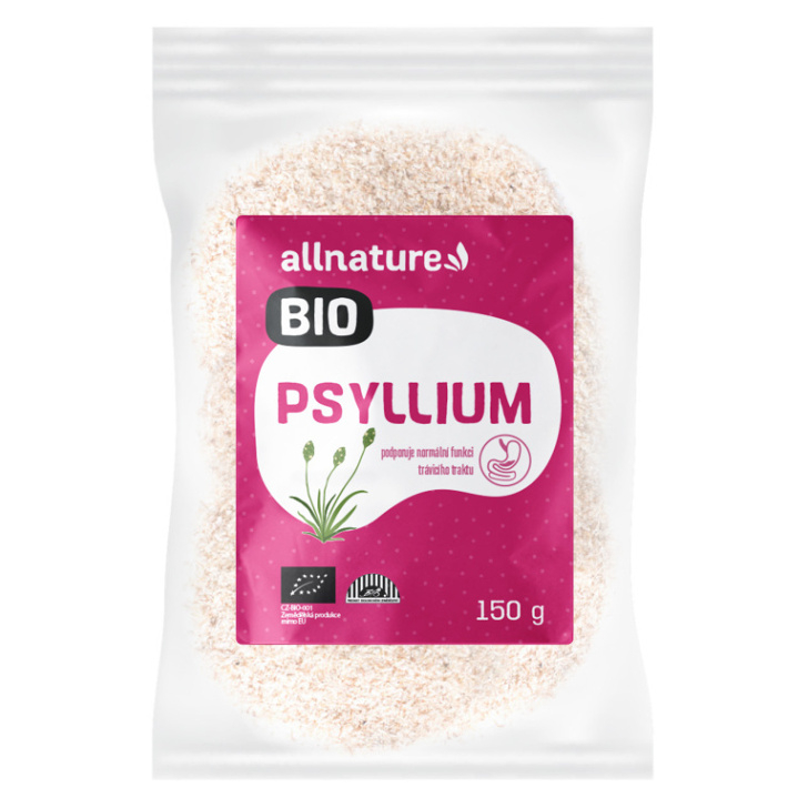 Allnature Psyllium BIO vláknina v BIO kvalite 150 g kúpite na Mojalekaren.sk