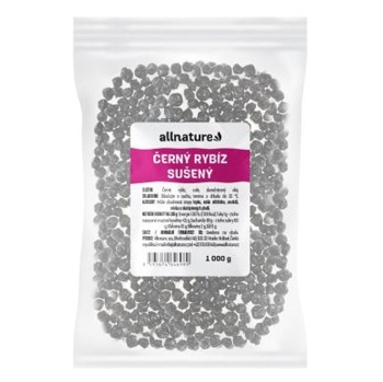 ALLNATURE Ríbezle čierne sušené 1000 g (Sušené ovocie a zelenina) - Jednodruhové