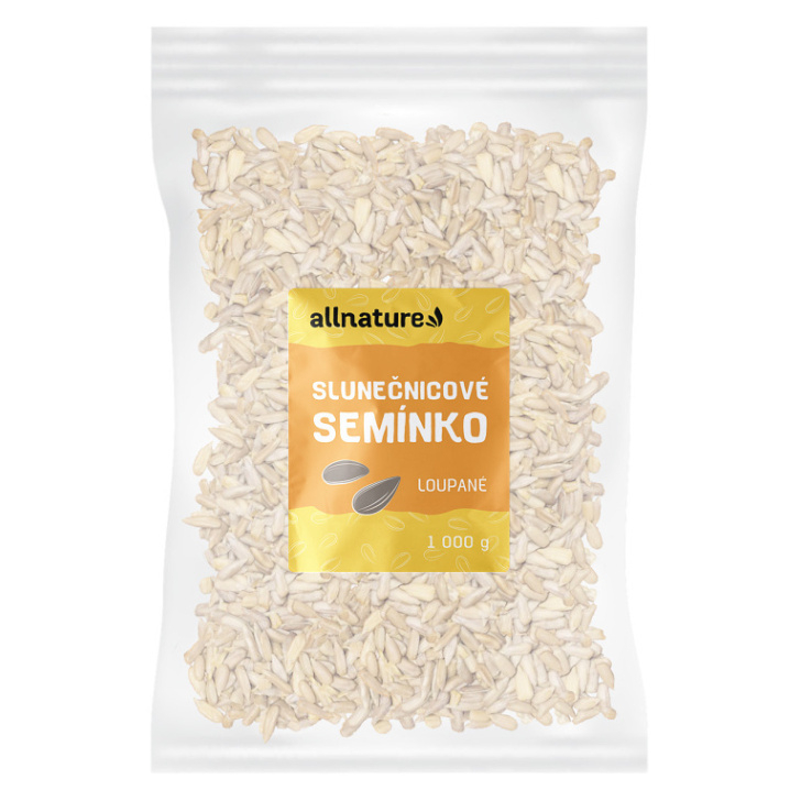 Allnature Slnečnicové semienko lúpané semienka lúpané 1000 g kúpite na Mojalekaren.sk