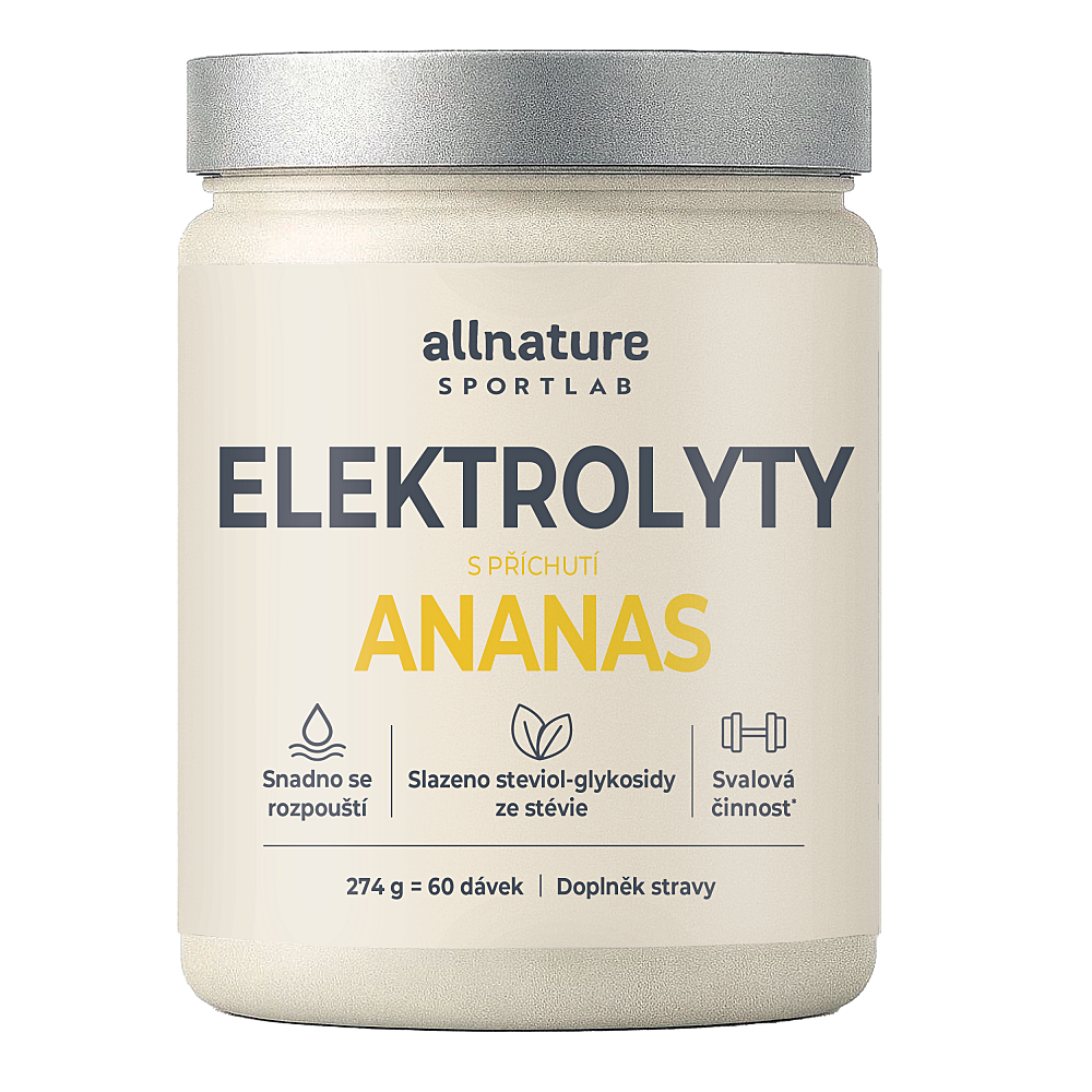Allnature Sportlab Elektrolyty ananas 274 g
