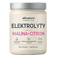 ALLNATURE Sportlab elektrolyty malina a citrón 310 g