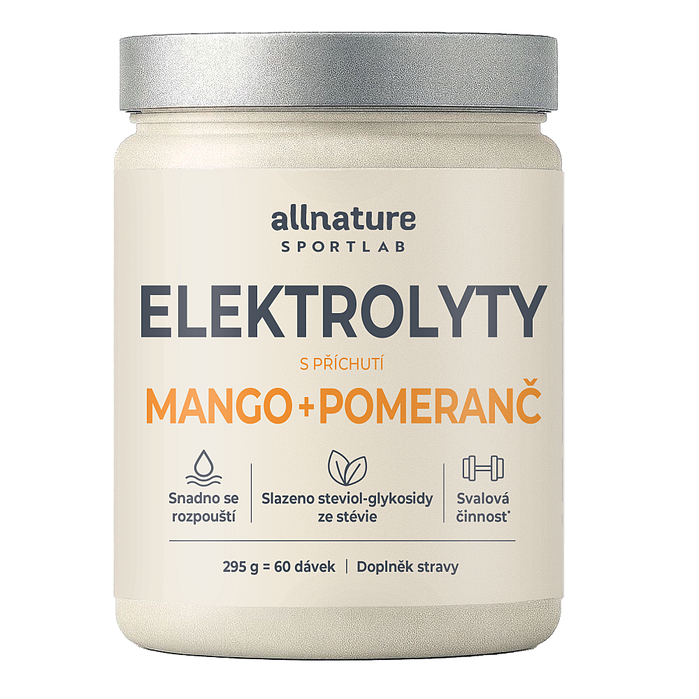 ALLNATURE Sportlab elektrolyty mango a pomaranč 295 g