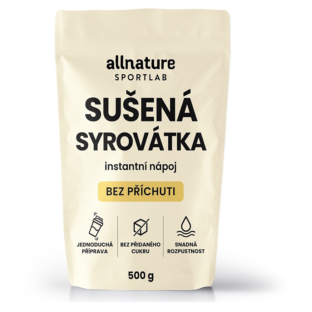 Allnature Sušená srvátka srvátka v prášku 500 g