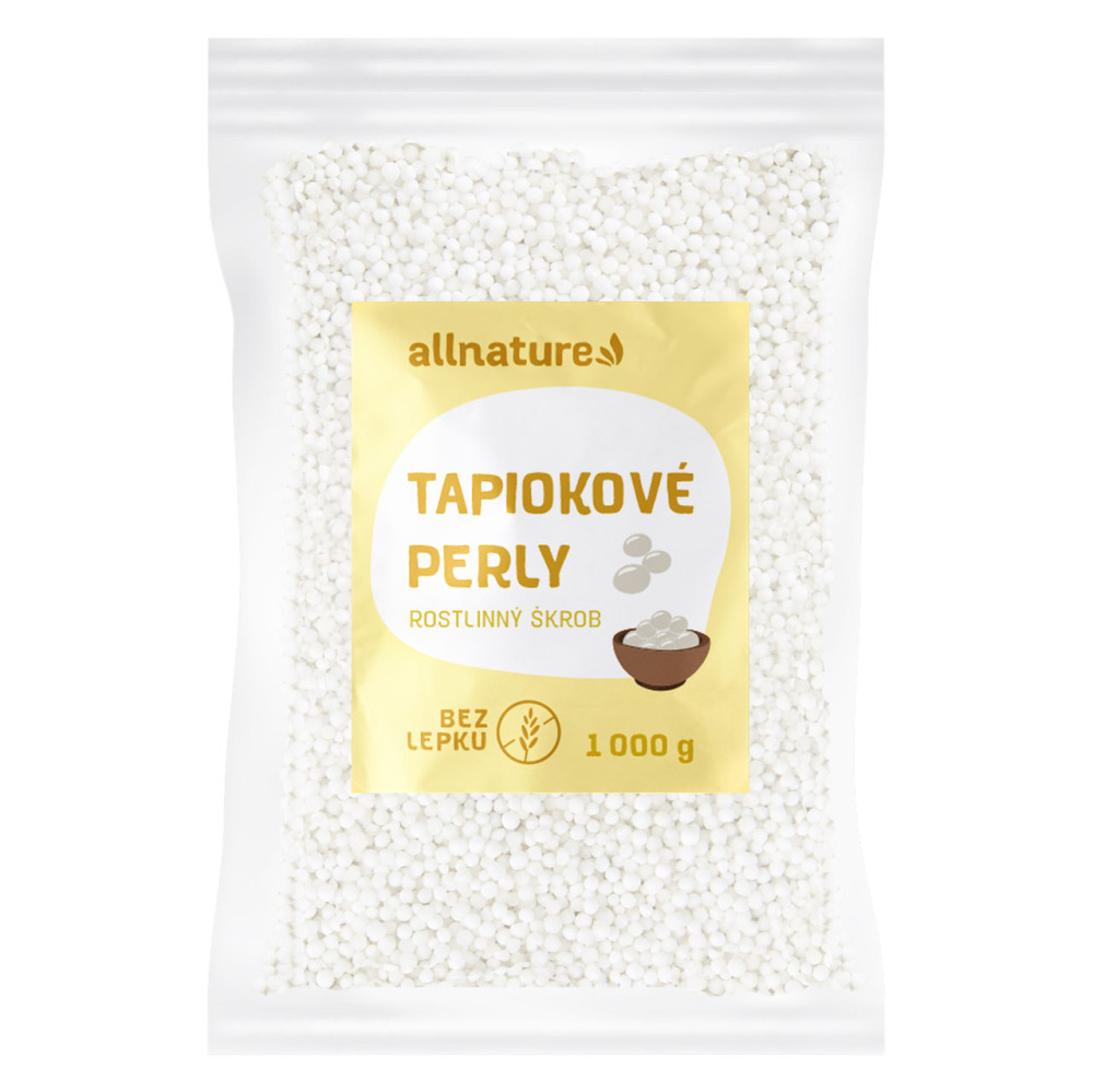 Allnature Tapiokové perly rastlinný škrob 1000 g