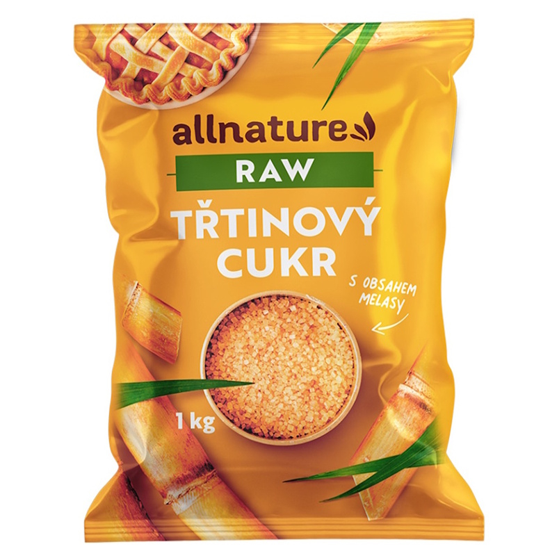Allnature Trstinový cukor nerafinovaný RAW prírodné sladidlo 1000 g kúpite na Mojalekaren.sk
