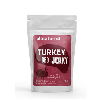 ALLNATURE Turkey BBQ Jerky sušené mäso 25 g