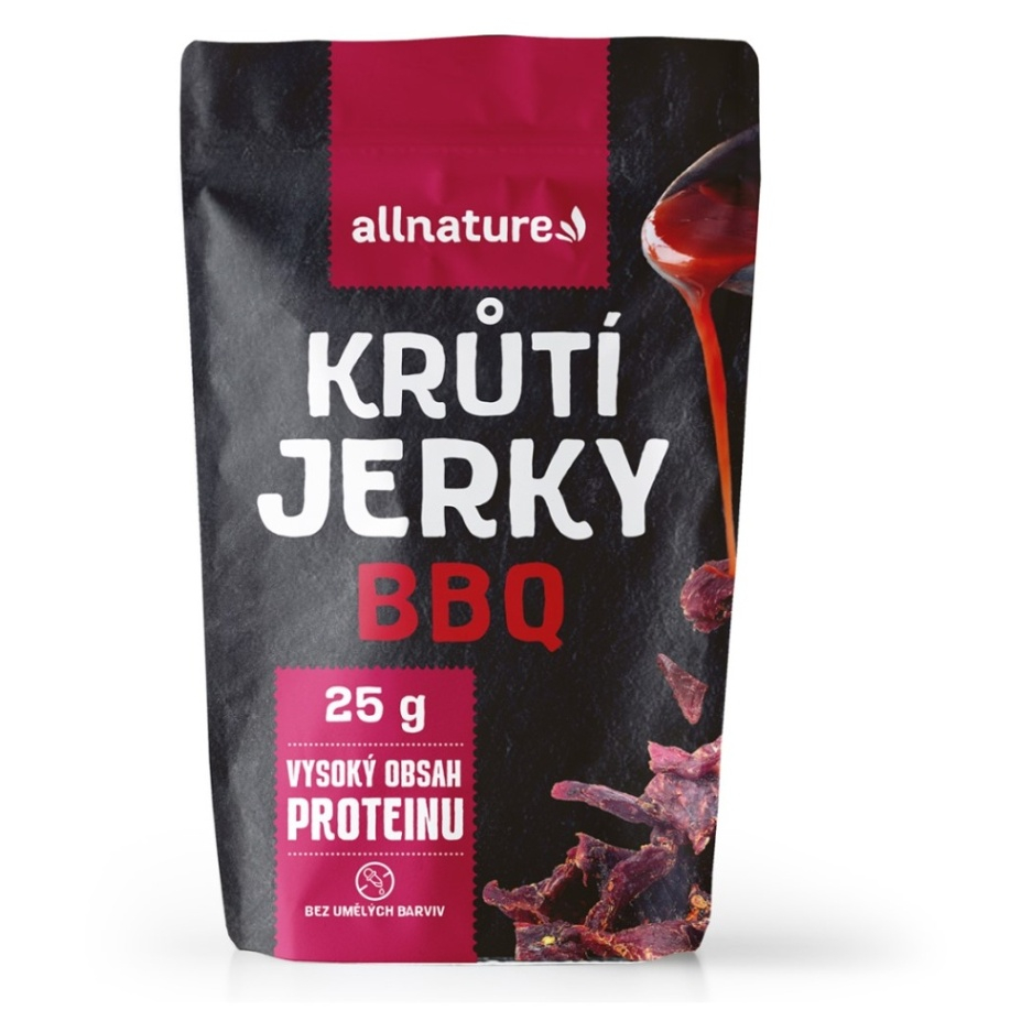Allnature Morčacie jerky BBQ sušené mäso morčacie 25 g