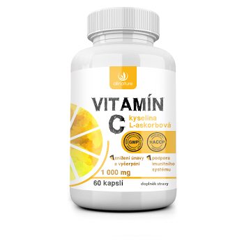 ALLNATURE Vitamín C 1000 mg 60 kapsúl, poškodený obal