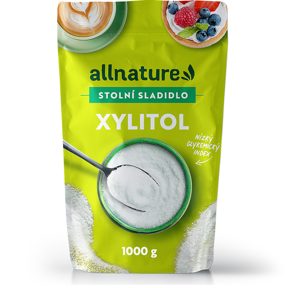 Allnature Xylitol prírodné sladidlo 1000 g kúpite na Mojalekaren.sk