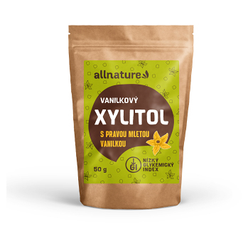 ALLNATURE Xylitol s mletou vanilkou 50 g