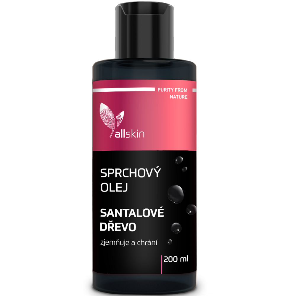 ALLSKIN Sprchový olej Santalové drevo 200 ml