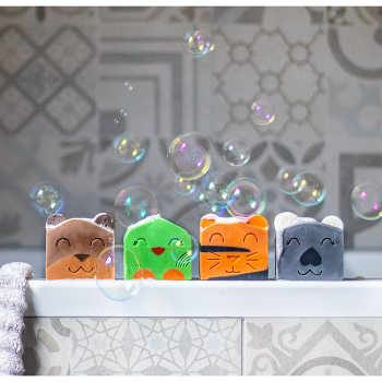 ALMARA SOAP My happy bear 100 ± 5 g (Mydlá a sprchové gély) - Čistiace, Penivé - obrázok 2/4