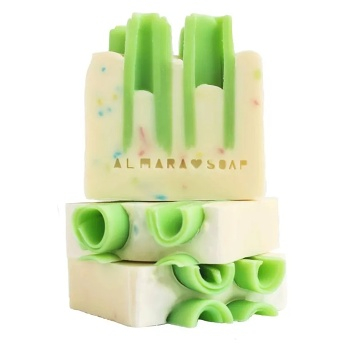 ALMARA SOAP Tuhé mydlo Confetti and Bubbles 100 ± 5 g (Prírodné prípravky na sprchovanie a umývanie) - Čistiace