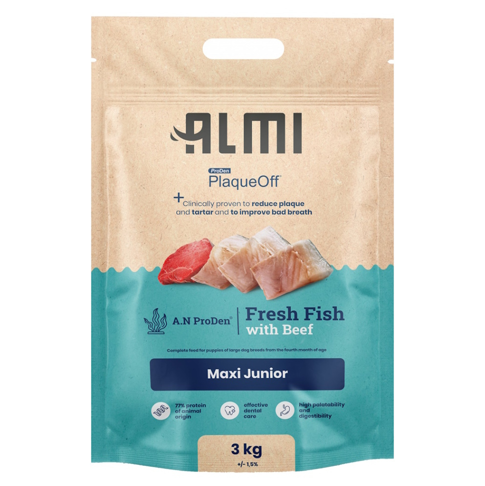 E-shop ALMI Maxi Junior granule pre šteňatá 1 ks expirácia 20.3., Hmotnosť balenia (g): 3 kg