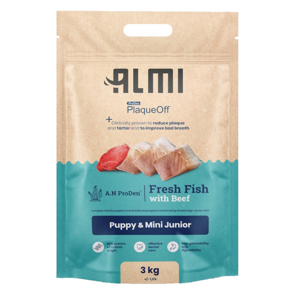 E-shop ALMI Puppy & Mini Junior granule pre šteňatá 1 ks expirácia 20.3., Hmotnosť balenia (g): 3 kg