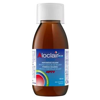 ALOCLAIR Plus roztok 120 ml (Na afty) - Antibakteriálne, Hojivý