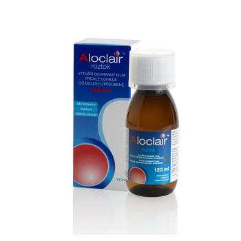 ALOCLAIR® ústná voda na afty 120 ml, poškodený obal