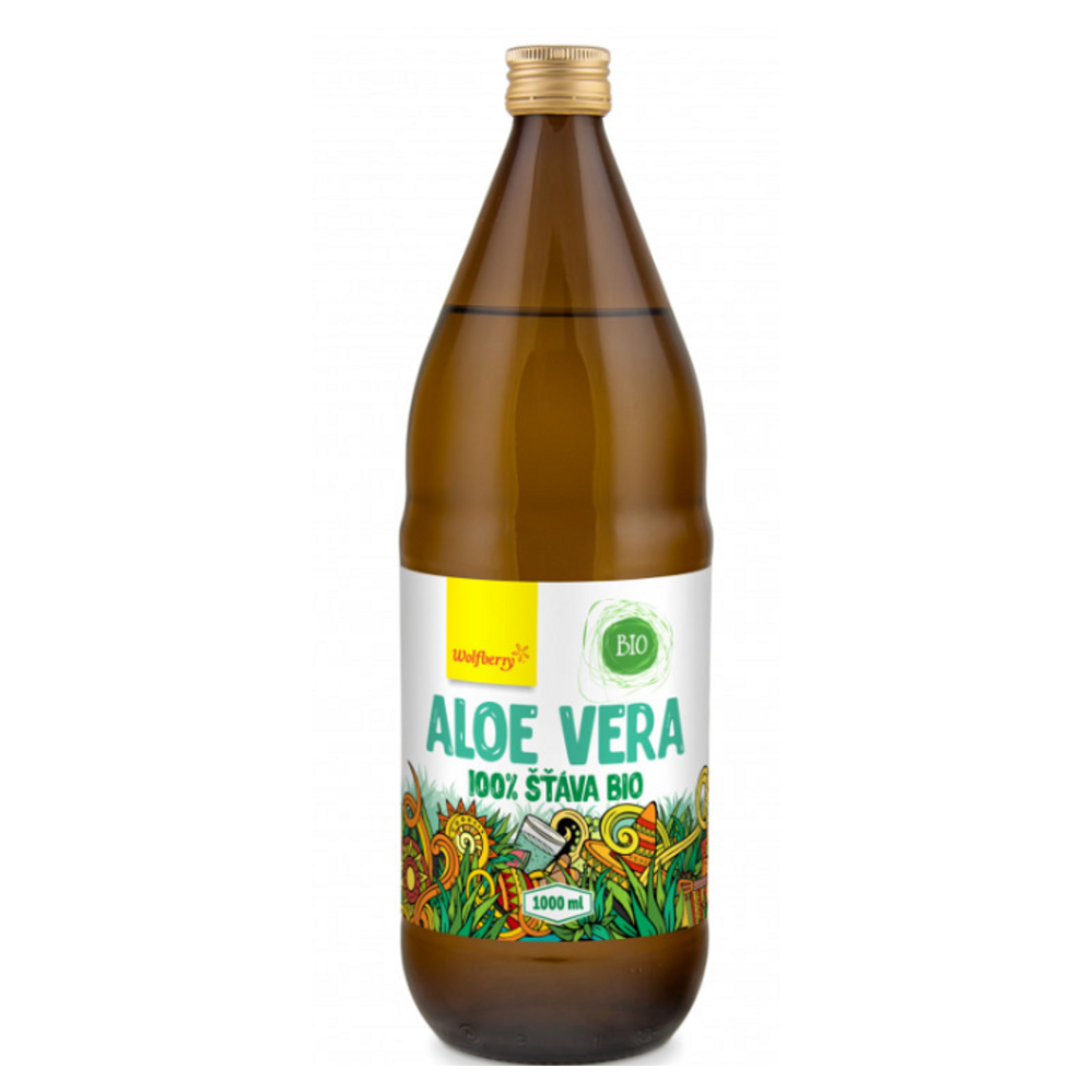 Wolfberry Aloe vera BIO 100 % šťava v BIO kvalite 1000 ml