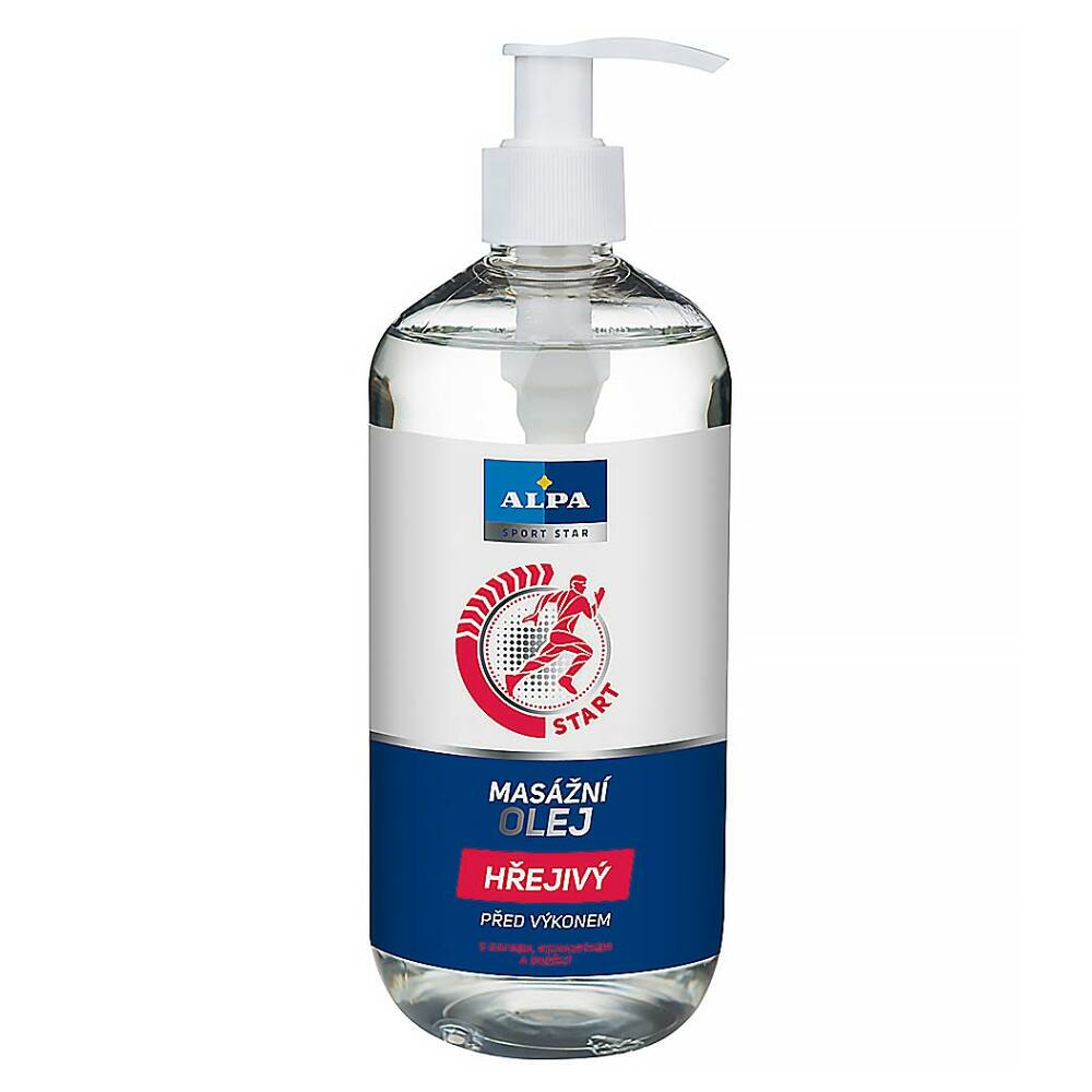 E-shop ALPA masážny olej hrejivý 500 ml