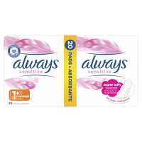 ALWAYS Ultra Sensitive Normal veľ.1 Hygienické vložky 20 kusov