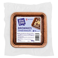 FREE DAYS Bezlepkové brownies sypané mandľami 150 g