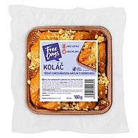 FREE DAYS Bezlepkový koláč trený s marhuľovou náplňou a posýpkou 180 g