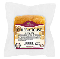 AMARANTH Bezlepkový chlebík toast jemný biely 240 g