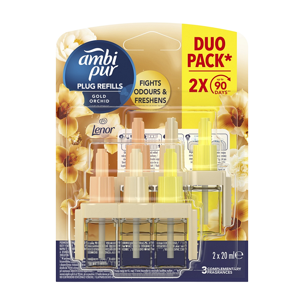 E-shop AMBI PUR 3 Volution Osviežovač vzduchu náplň Gold Orchid 2 x 20 ml