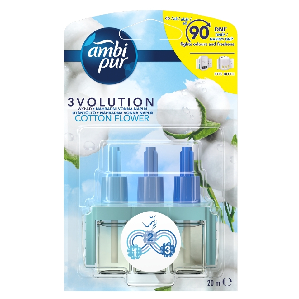 E-shop AMBI PUR 3Volution Osviežovač vzduchu náplň Cotton 20 ml