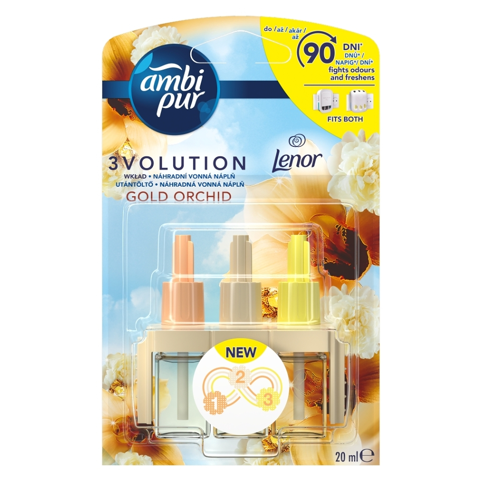 E-shop AMBI PUR 3Volution Osviežovač vzduch náplň Gold Orchid 20 ml