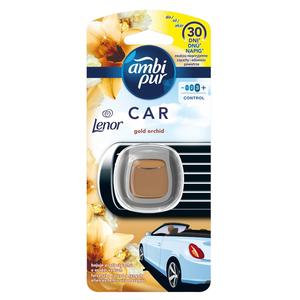 E-shop AMBI PUR Car Osviežovač vzduchu do auta Gold Orchid 2 ml