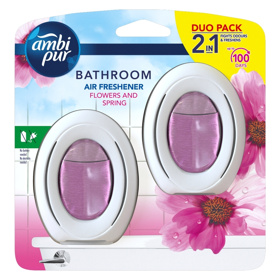 E-shop AMBI PUR Bathroom Osviežovač vzduchu Flower & Spring 2 x 7,5 ml