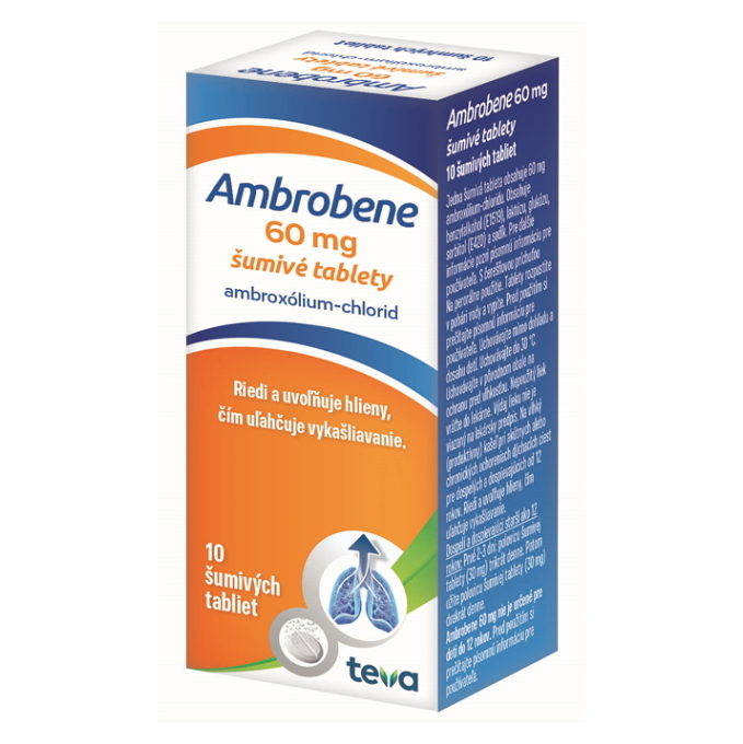 AMBROBENE 60 mg šumivé tablety, 10 šumivých tabliet kúpite na Mojalekaren.sk