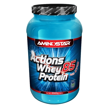 AMINOSTAR Actions whey proteín 85% príchuť vanilka 2000 g