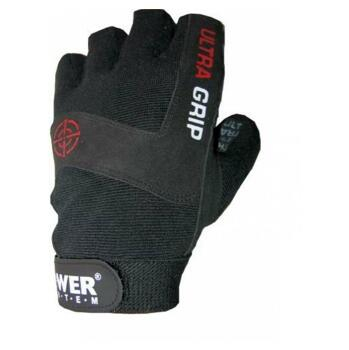 AMINOSTAR Fitness rukavice ULTRA GRIP čierne S
