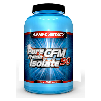 AMINOSTAR Pure CFM whey protein isolate 90% príchuť jahoda 1000 g