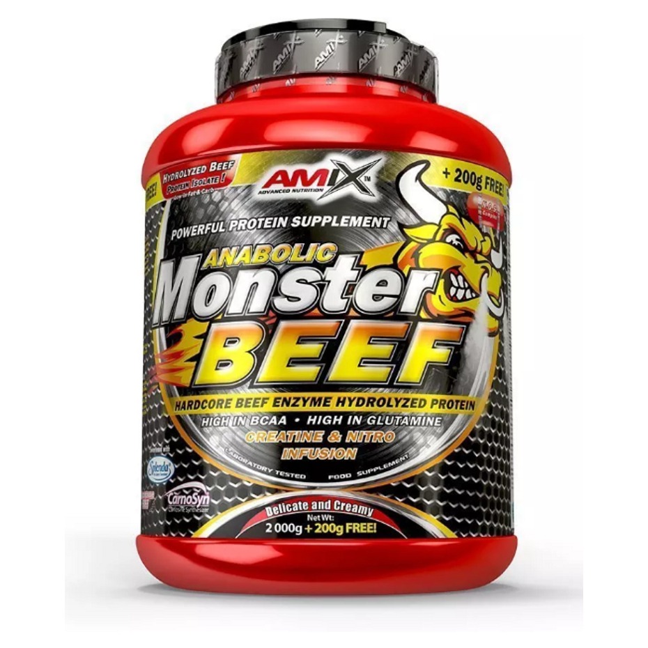 AMIX Anabolic monster BEEF 90% proteín lesné ovocie 2200 g