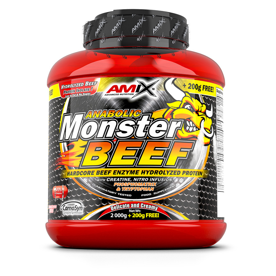 AMIX Anabolic monster BEEF 90% proteín čokoláda 2200 g kúpite na Mojalekaren.sk