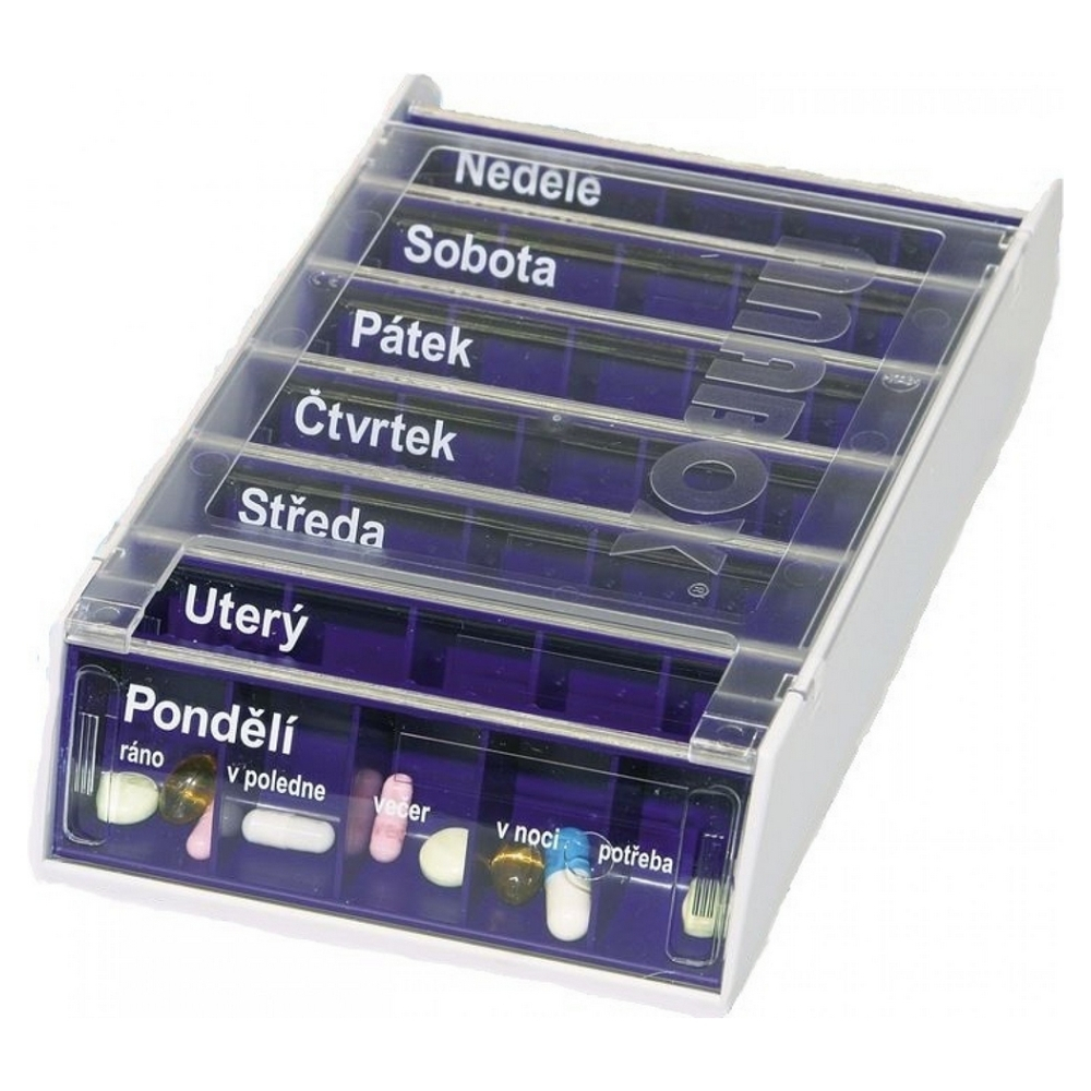 E-shop Dávkovač na lieky ANABOX 7 dní modrý