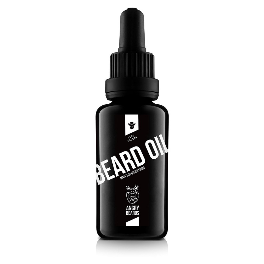 ANGRY BEARDS Olej na fúzy Jack Saloon 30 ml
