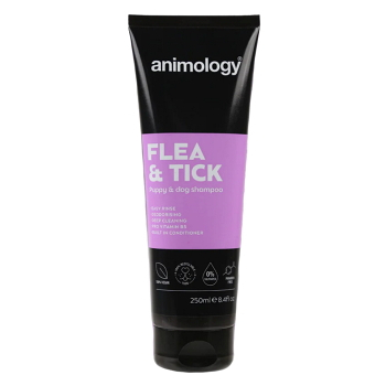 ANIMOLOGY Flea & tick antiparazitný šampón pre psov 250 ml