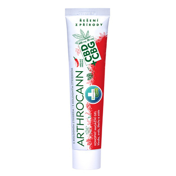 ANNABIS Arthrocann gél hrejivý CBD+CBG 75 ml (Prírodná starostlivosť o telo) - Prírodné, Hrejivé