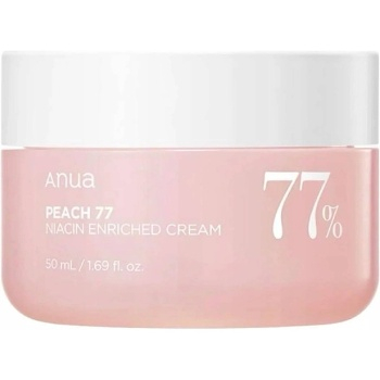 ANUA Peach 77% Niacín Hydratačný krém na tvár 50 ml (Korejské pleťové krémy a gely)
