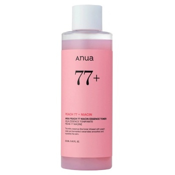 ANUA Peach 77% Niacinamide Hydratačné Tonikum 250 ml (Korejská tonika a esence)